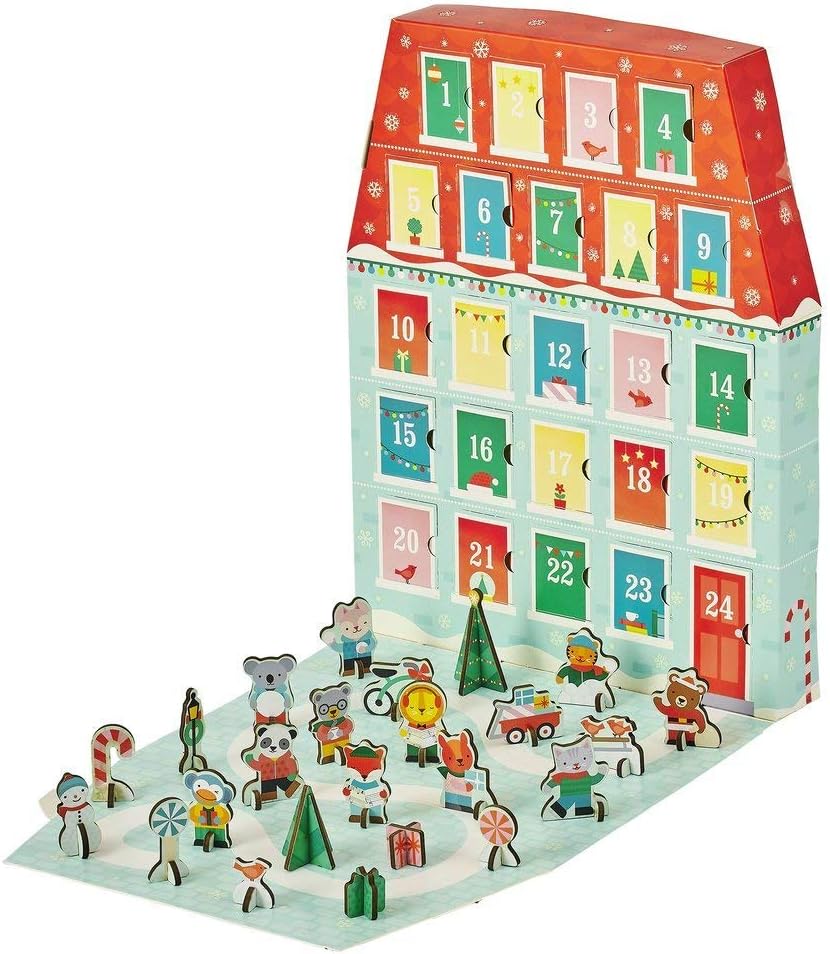 Petit Collage Merry Christmas Pop-Out Advent Calendar