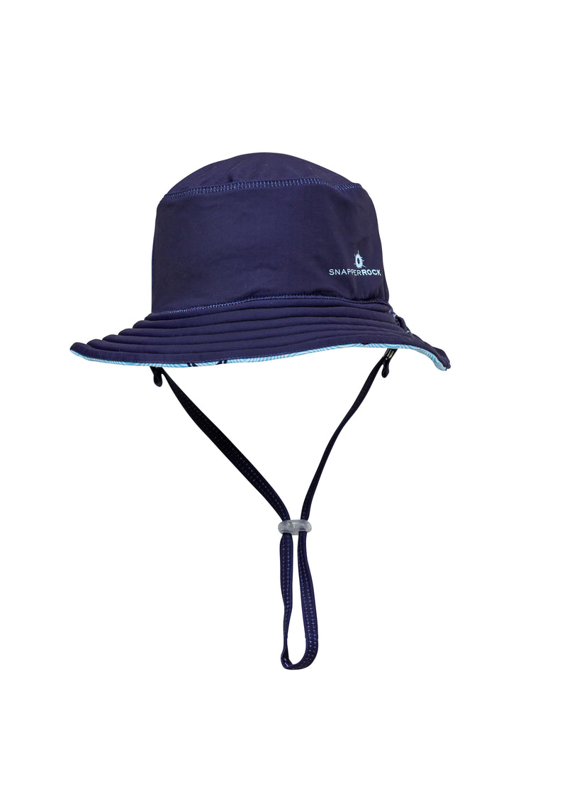 Snapper Rock BLUE CRAB REVERSIBLE BUCKET HAT