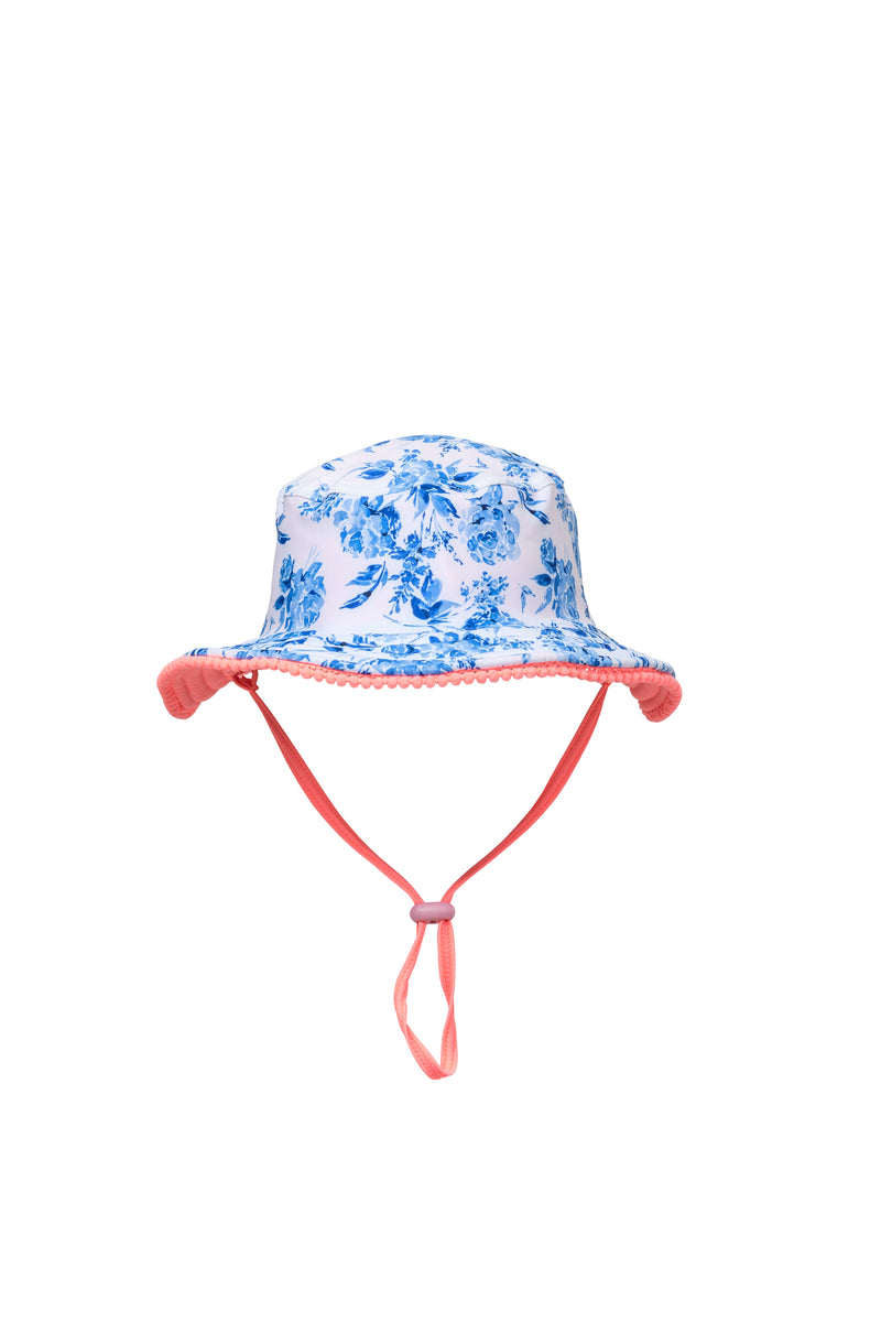 Snapper Rock COTTAGE FLORAL REVERSIBLE BUCKET HAT