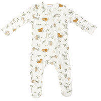 Angel Dear Delicate Woodland Zipper Footie