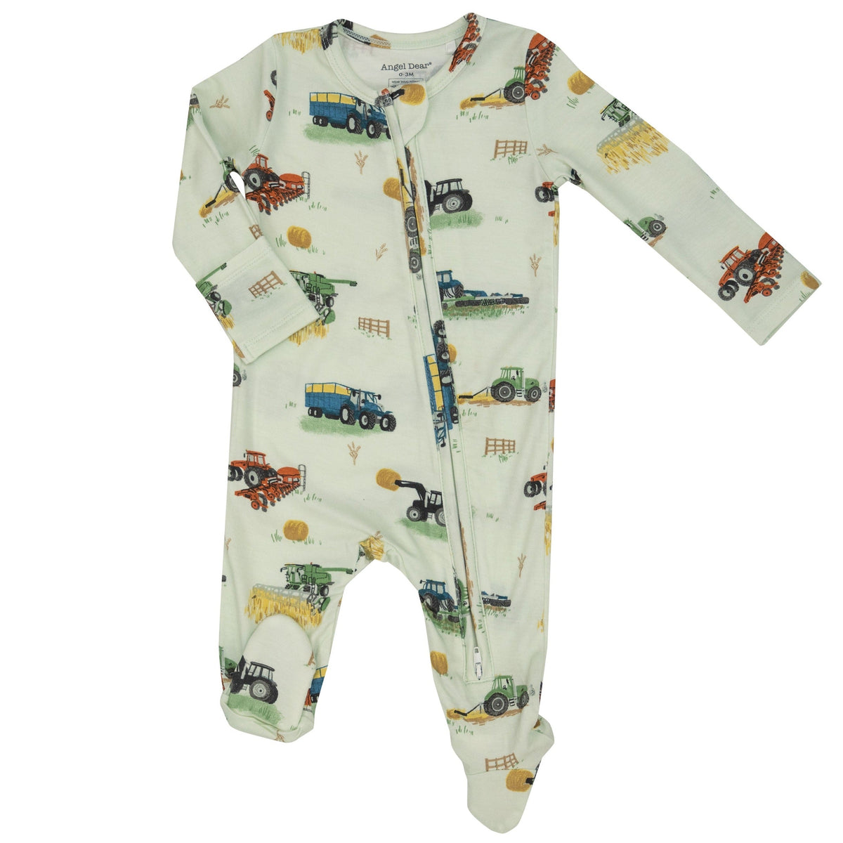 Angel Dear Farm Machines 2-Way Zipper Footie