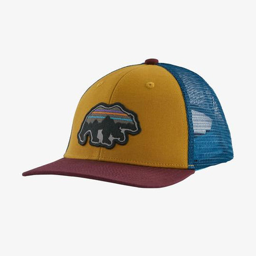 Patagonia Trucker Hat- Back for Good Bear: Buckwheat Gold – Baby