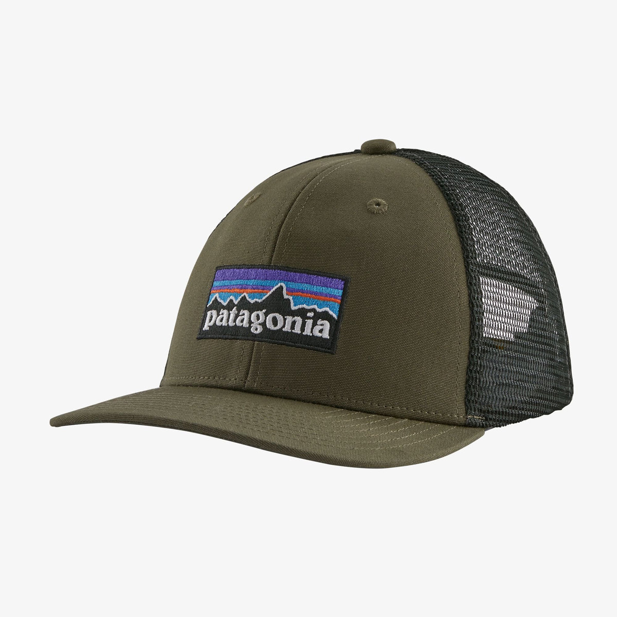 Patagonia Trucker Hats P-6 Logo: Basin Green