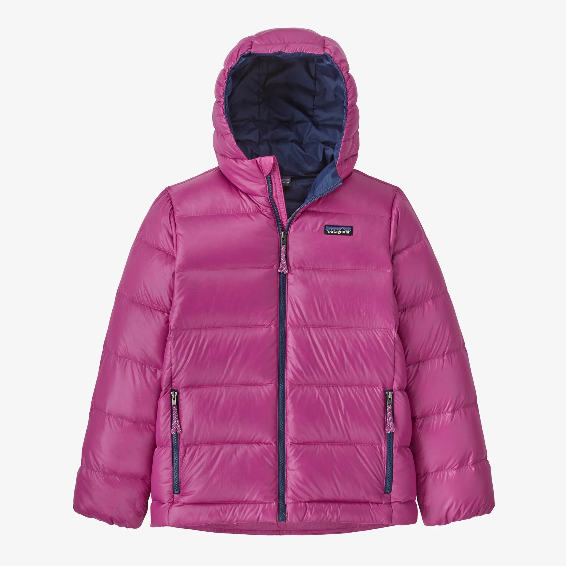 Patagonia Kids Hi Loft Down Sweater Hoody Amaranth Pink