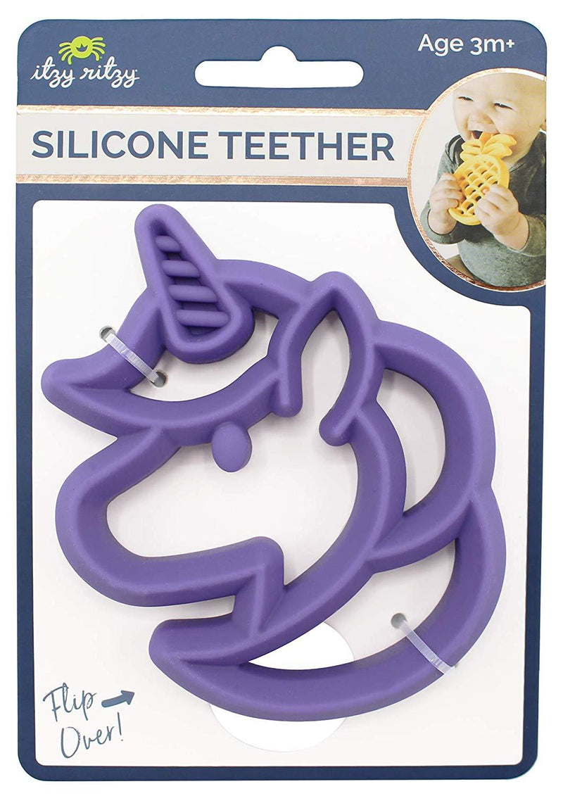 Itzy Ritzy Teething Happens Silicone Teether Unicorn