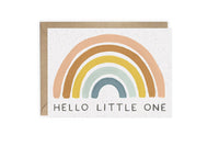 Love Light Paper Card - Rainbow Baby Hello Little One