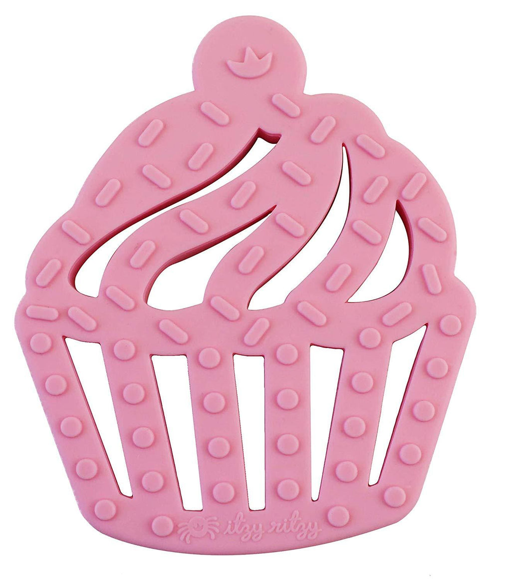 Itzy Ritzy Teething Happens Silicone Teether Cupcake