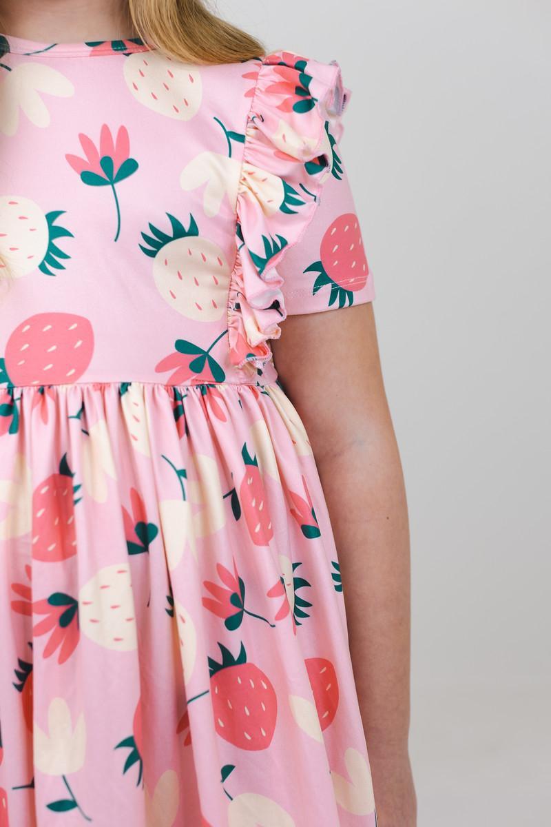 Mila & Rose Strawberry Shortcake S/S Ruffle Twirl Dress