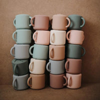 Mushie Snack Cup (Cloudy Mauve)