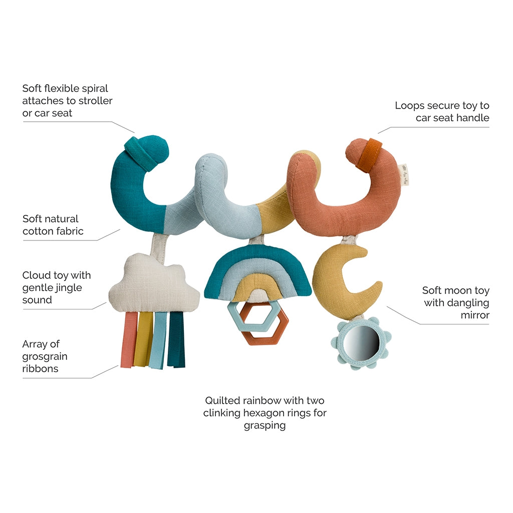 Itzy Ritzy Bitzy Spiral Car Seat Activity Toy – Baby Go Round,