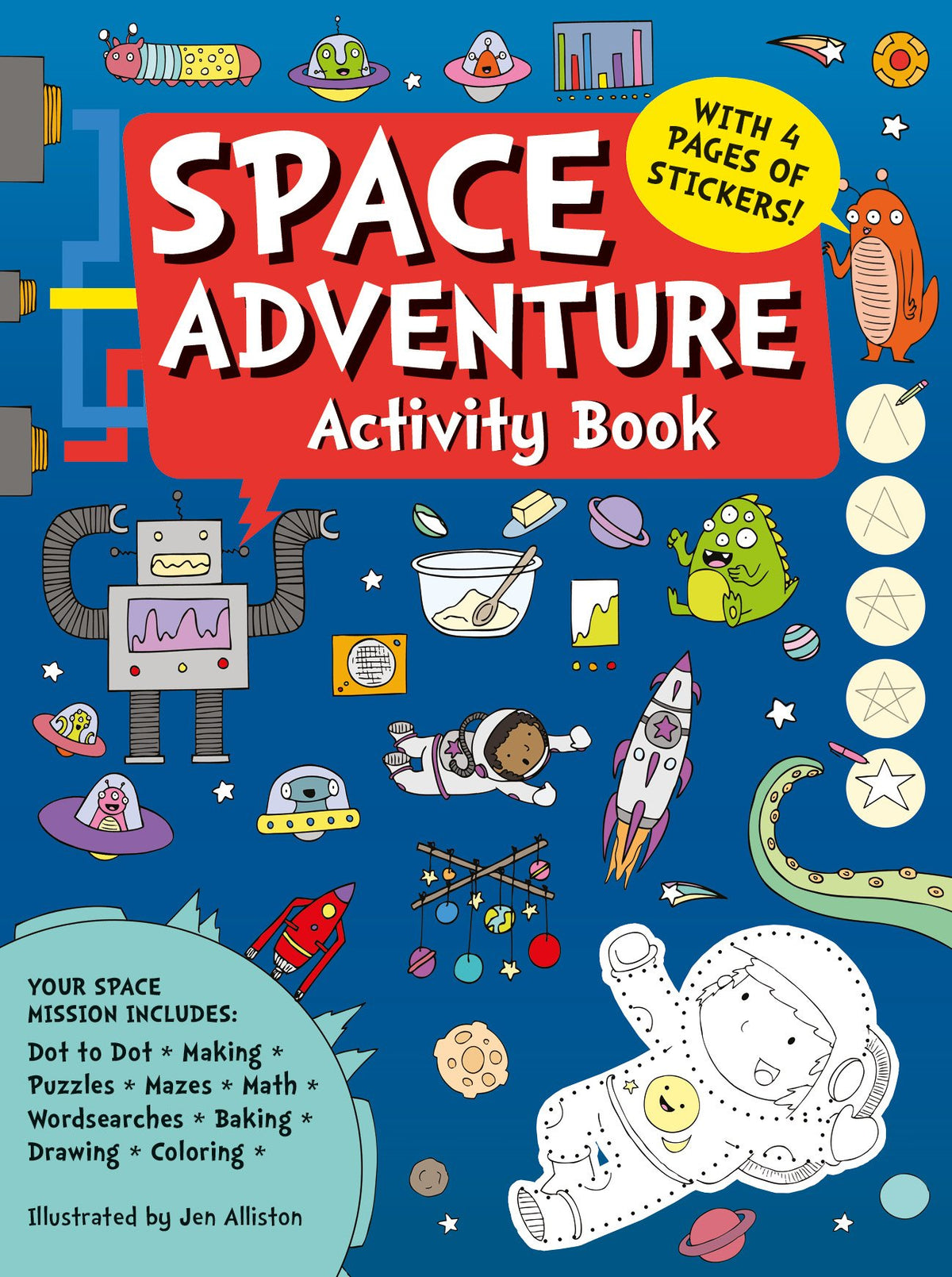 Space Adventure Activity Book by Mia Underwood