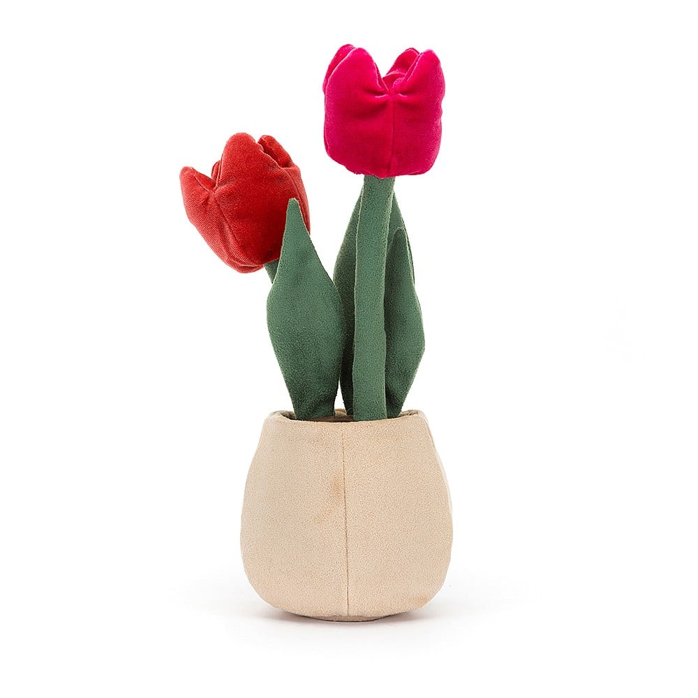 　Amuseable Tulip Pot　チューリップ　花瓶 Jellycat Amuseable Tulip Pot – Baby Go Round, Inc.