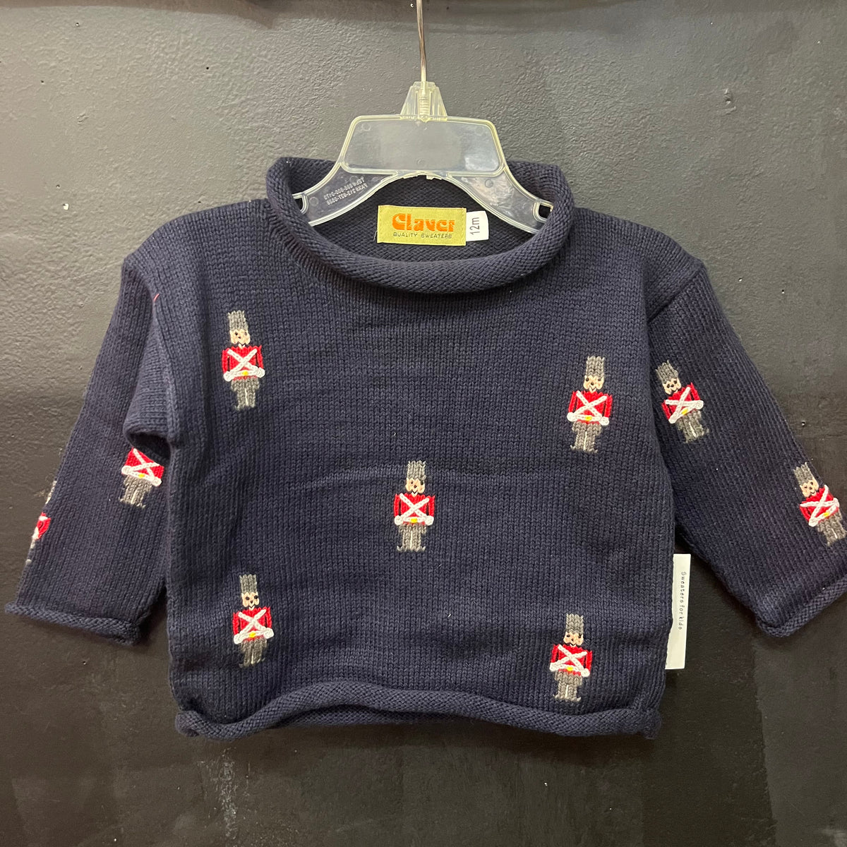 Claver Cotton Rollneck Sweater Toy Soldier Navy