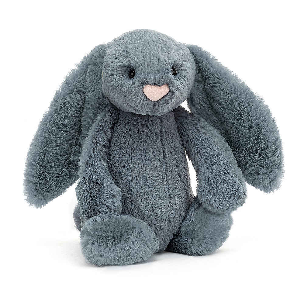 Jellycat Bashful Dusky Blue Bunny- SMALL - H7" X W4"