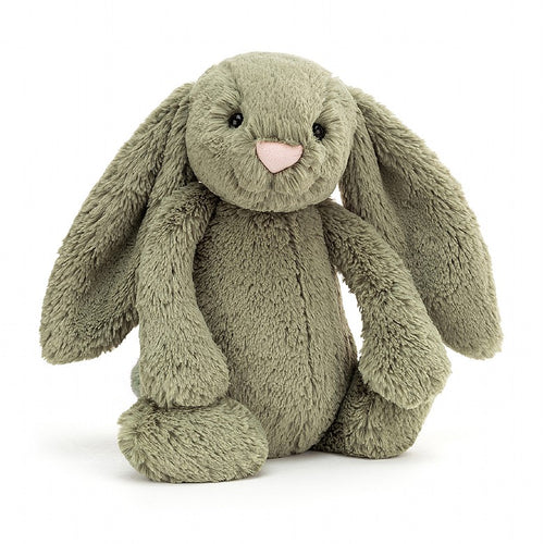 Jellycat Bashful Fern Bunny- SMALL - H7 X W4 – Baby Go Round, Inc.