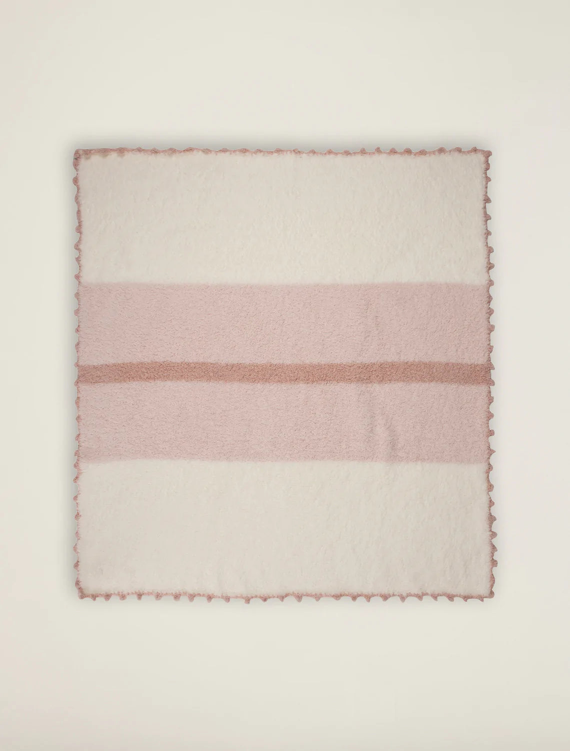 Barefoot Dreams CozyChic Striped Receiving Blanket - Pink