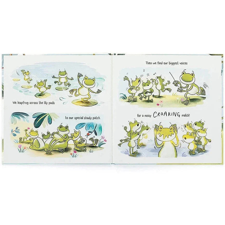 Jellycat A Fantastic Day for Finnegan Frog Book