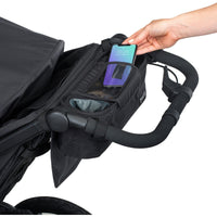 bob single stroller handlebar console BOB Deluxe Handlebar Console with Tire Pump for Single Jogging Strolle – Baby Go Round, Inc
