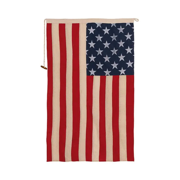 Batela Aged Or Vintage USA Flag