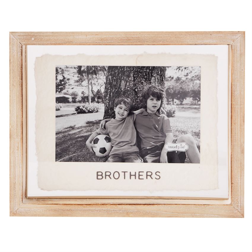 Mudpie "Brothers" Glass Frame