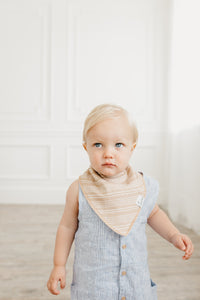 Copper Pearl Baby Bandana Bibs | Peanut