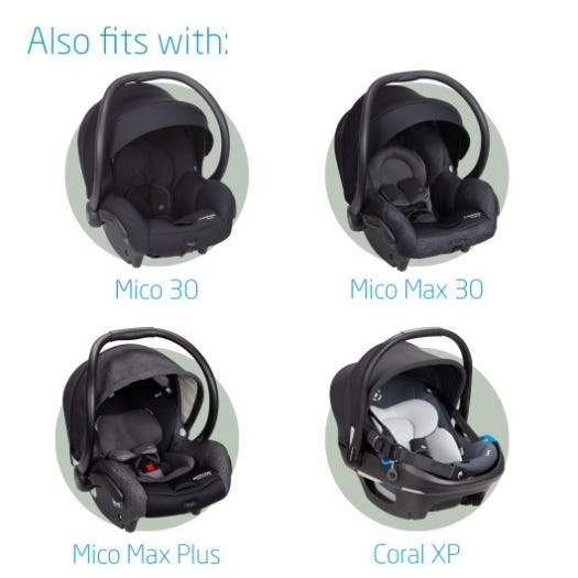 Maxi cosi mico max plus hot sale stroller compatibility