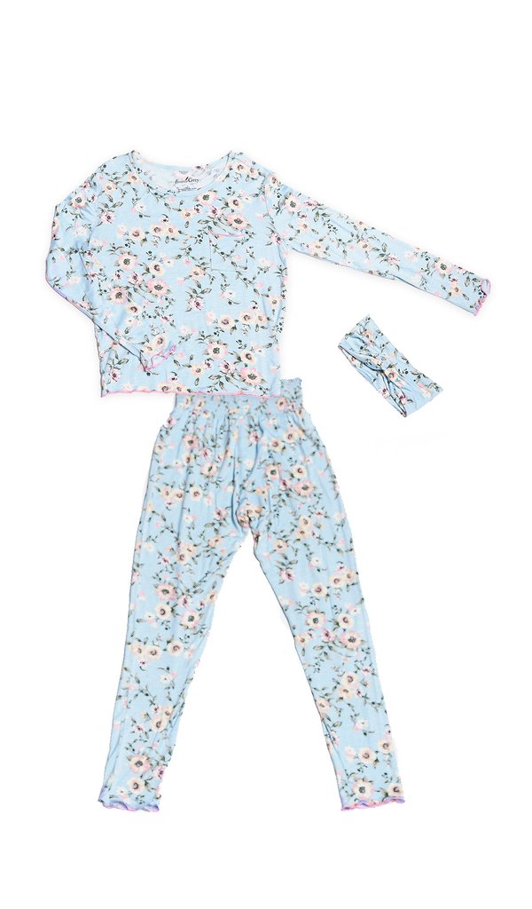 Everly Grey 3 PC Charlie Kids Pajama Set