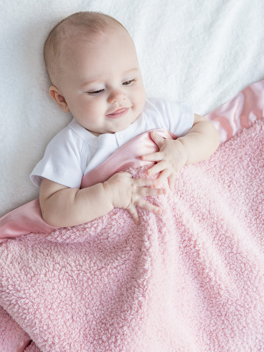 Barefoot Dreams - CozyChic Lite Ribbed Baby Blanket - Pink