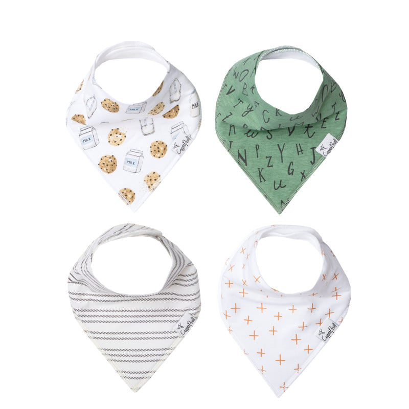 Copper Pearl Baby Bandana Bibs - Chip