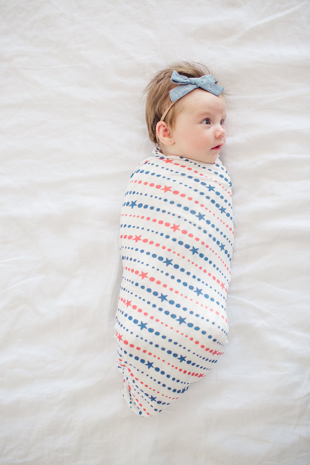 Copper Pearl Knit Swaddle Blanket - Glory