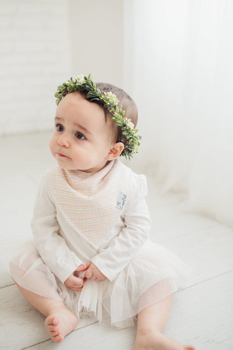 Copper Pearl Baby Bandana Bibs - June