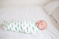 Copper Pearl Knit Swaddle Blanket - Pacific