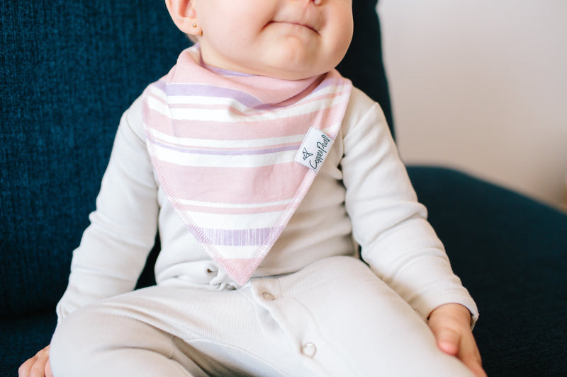 Copper Pearl Baby Bandana Bibs - Sage
