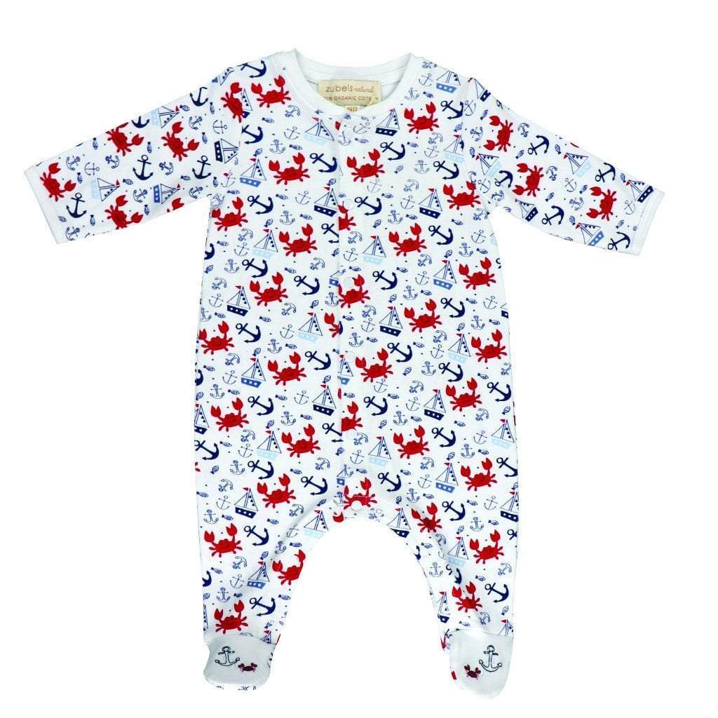 Zubels 100% Organic Cotton Nautical Print