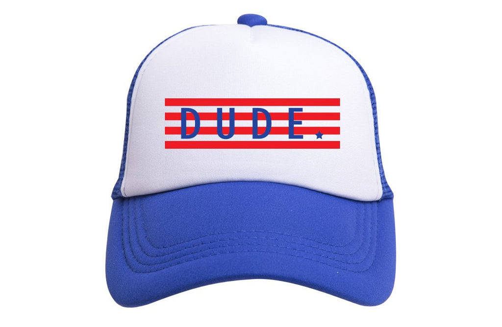 Tiny Trucker Company Dude Flag Hat