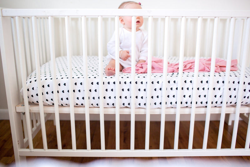 Cotton Fitted Crib Sheet - Smitten - Copper Pearl - 8