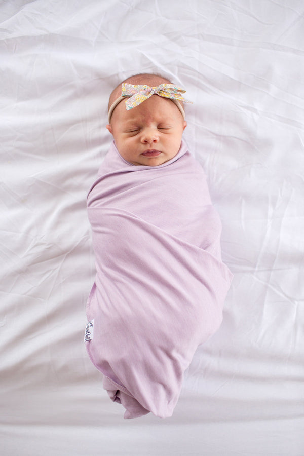 Copper Pearl Knit Swaddle Blanket - Lily