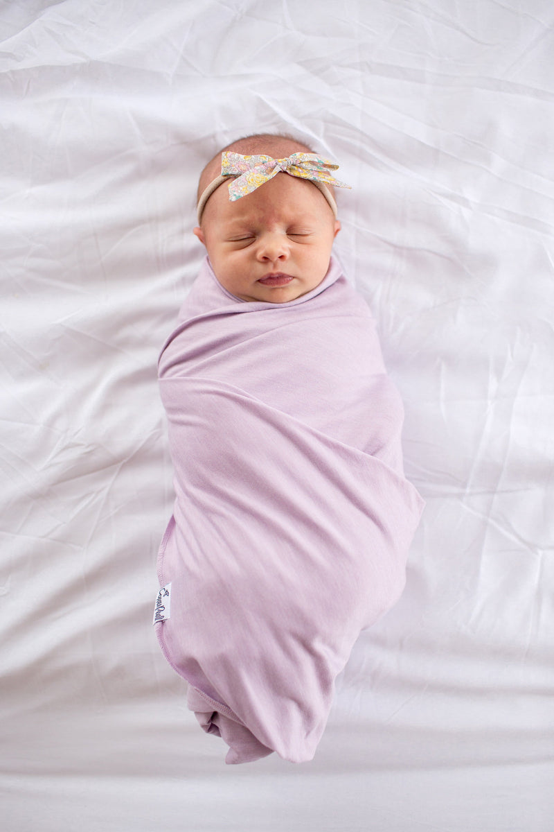 Copper Pearl Knit Swaddle Blanket - Lily