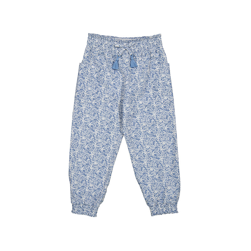 Mayoral Printed Long Trousers - Porcelana - blue