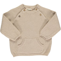 Me & Henry Morrison Baby Sweater | Cream