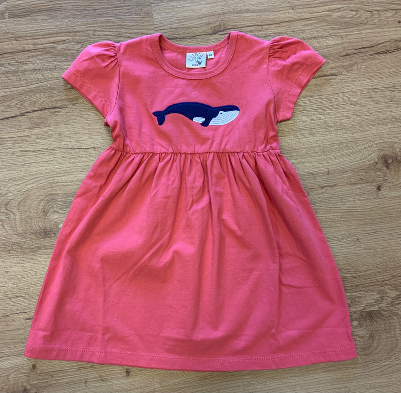 Baby Luigi Polka Dot Pink Whale Dress