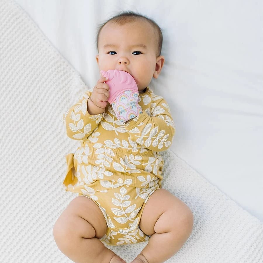 Copy of Itzy Ritzy Teething Mitt - Light Pink Unicorn