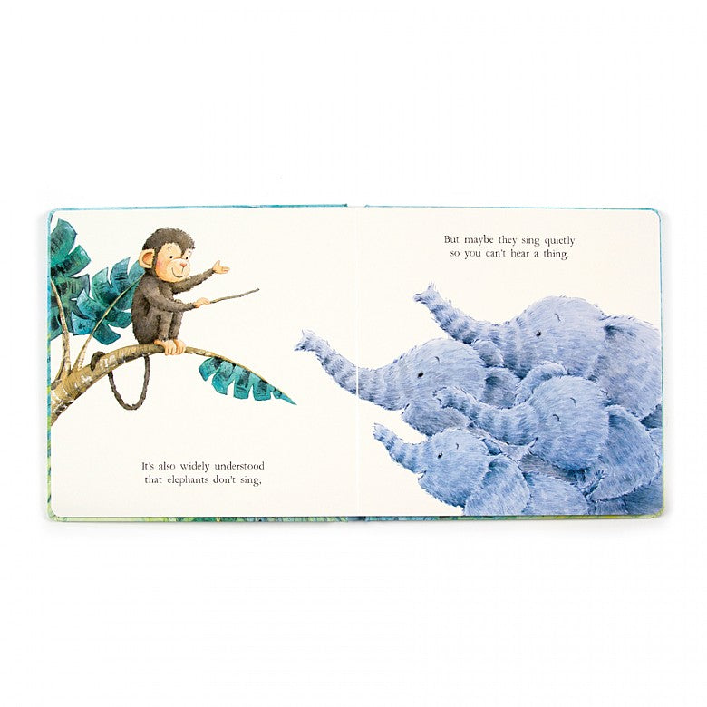 Jellycat Elephants Cant Fly Book