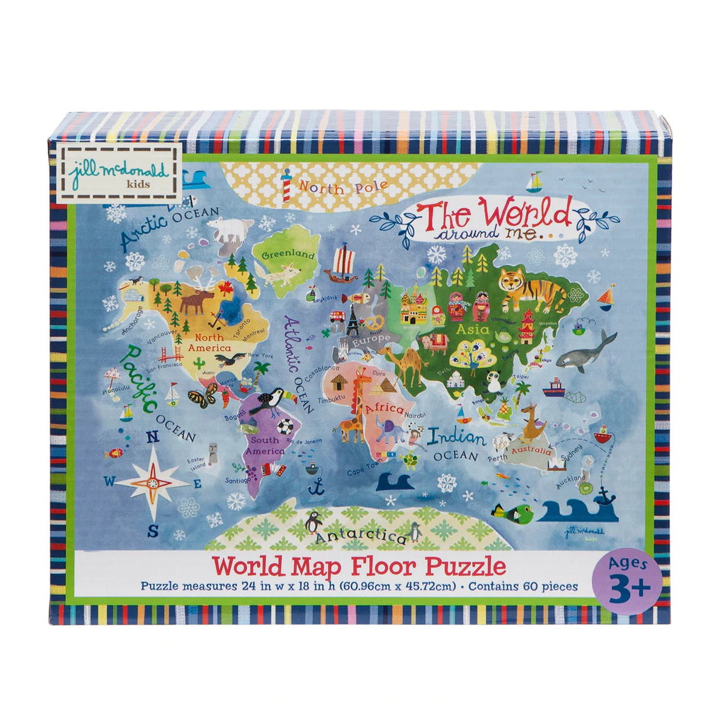 Jill Macdonald  World Map Puzzle
