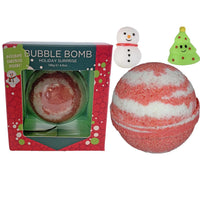 two sisters Christmas Squishy Surprise Bubble Bath Bomb with Kids Toy