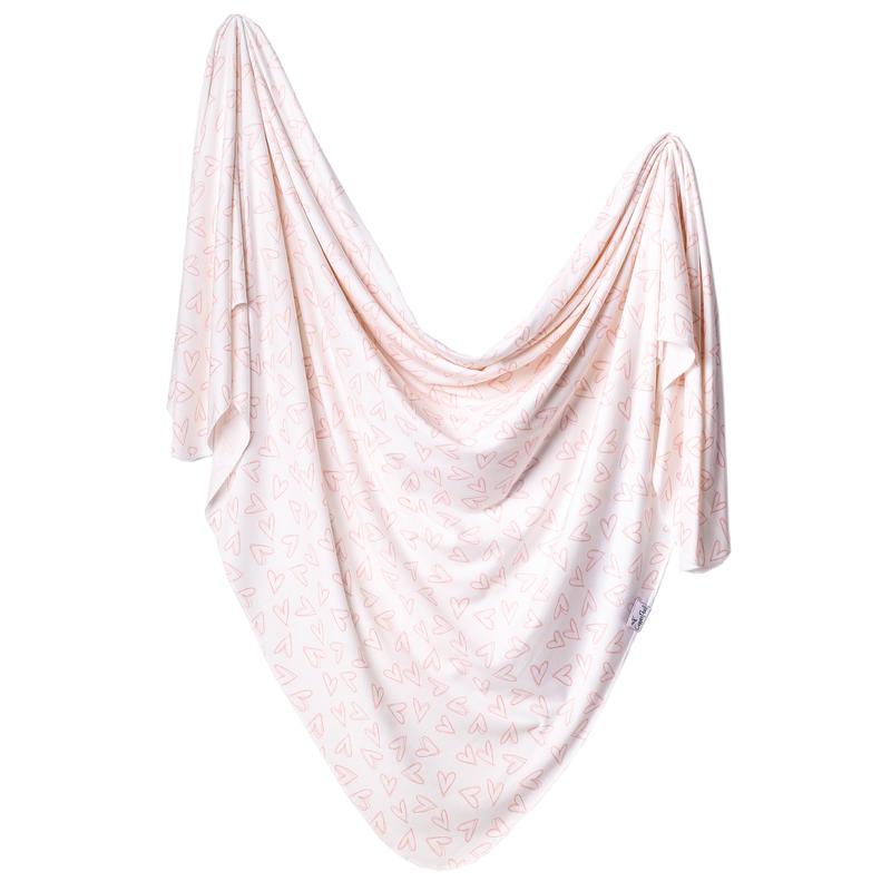 Copper Pearl Knit Swaddle Blanket - Lola