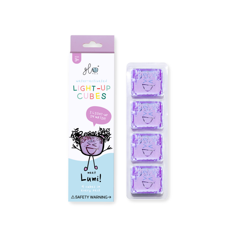 Glo Pals Light Up Cube - Lumi (Purple)