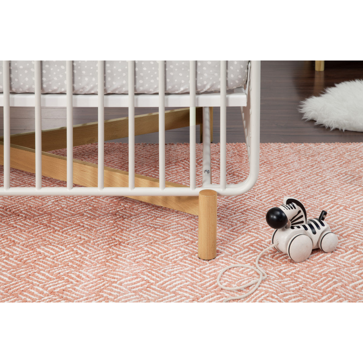 Babyletto Bixby 3 in 1 Convertible Metal Crib with Toddler Bed Convers Baby Go Round Inc