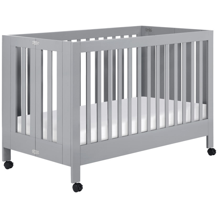 Babyletto Maki Full Size Folding Crib Grey