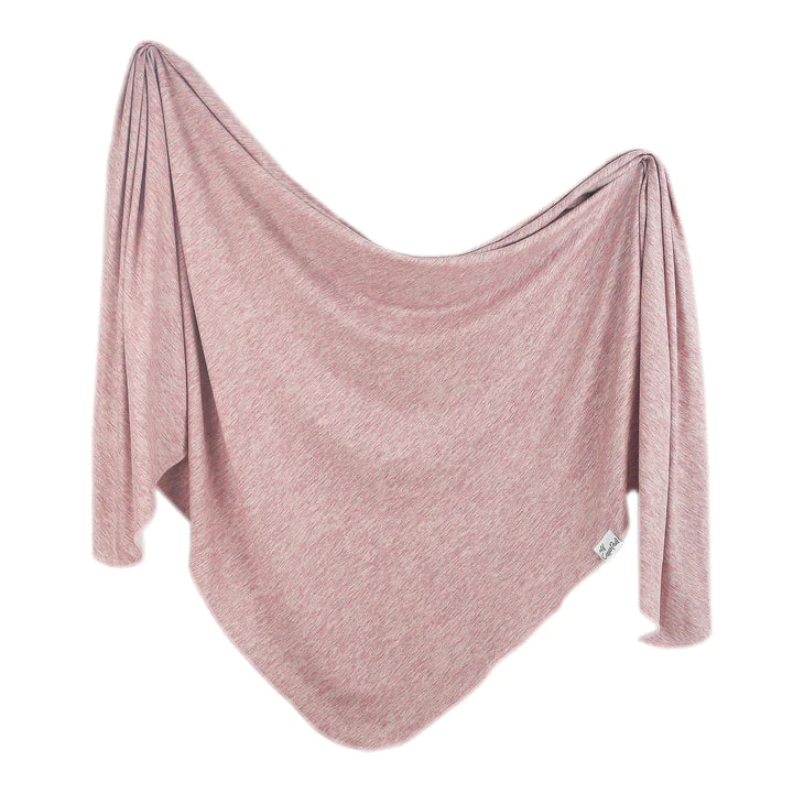 Copper Pearl Knit Swaddle Blanket -Maeve
